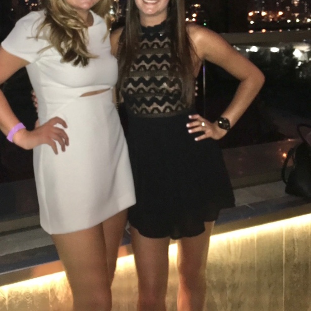 Black Lace Romper
